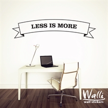 ������ ����� ���� - less is more